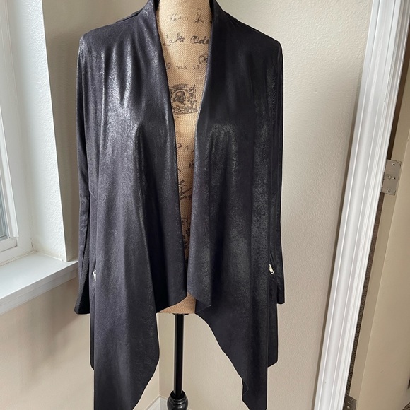 black tape Jackets & Coats Black Tape Faux Leather Jacket M Poshmark